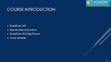 Mastering SharePoint 2013 Development Using C# - Part I - learn SharePoint