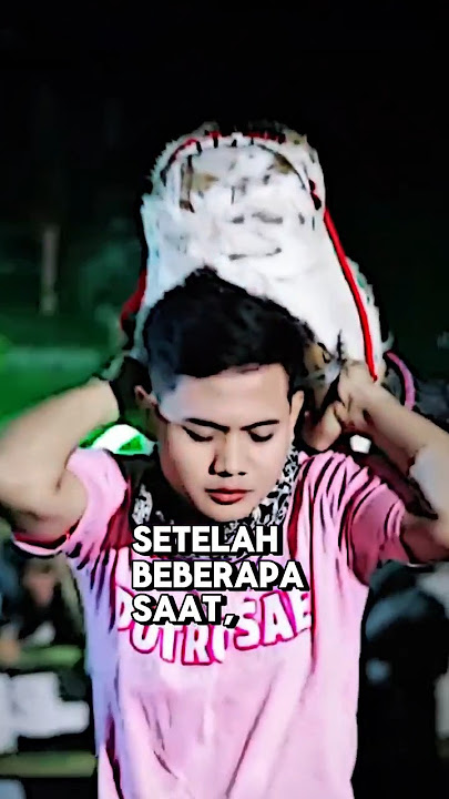 Kepala Banteng yang tak mau lepas dari Gilang‼️👿 #bantengan #jaranan #shorts