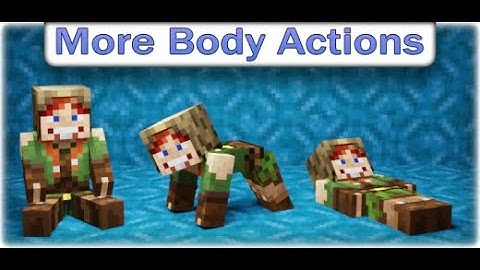 More Body Actions Addon/Mod Mcpe 1.20