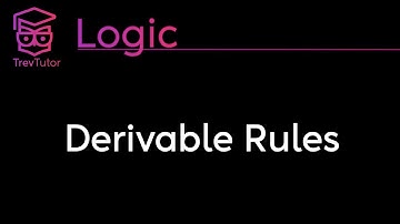 [Logic] Derivable Rules