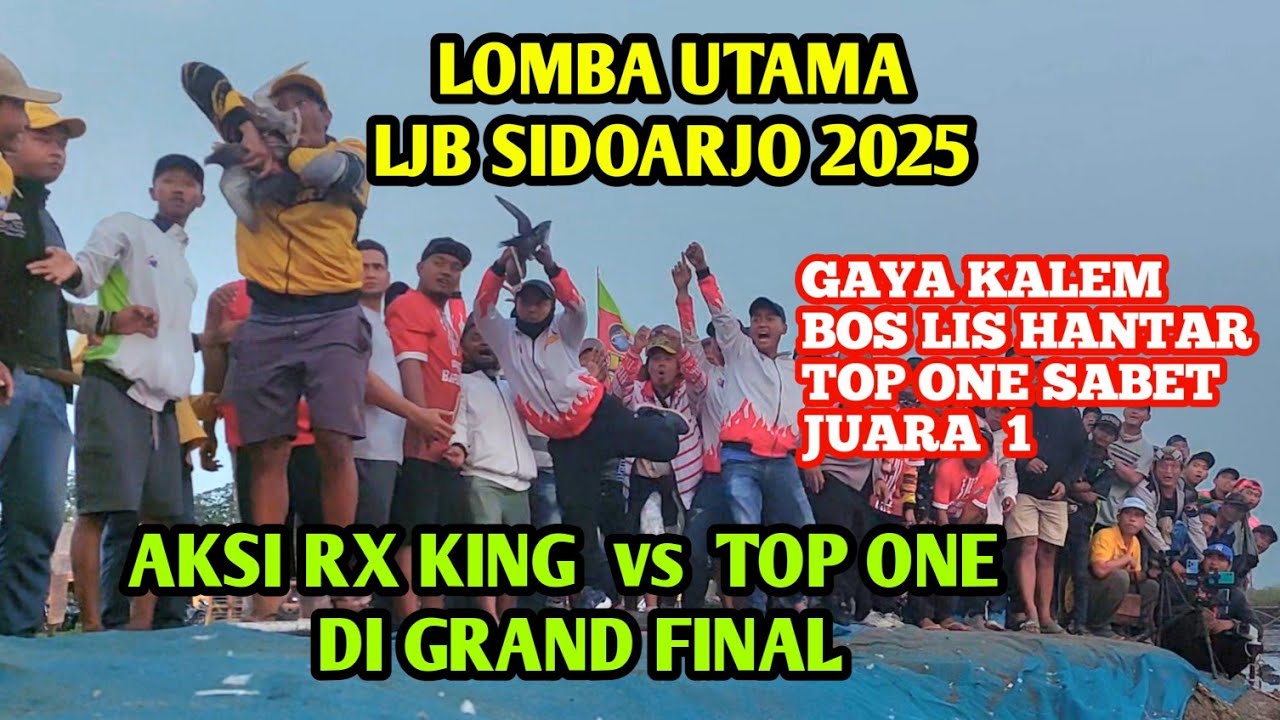 AKSI TOP ONE & RX KING DI LOMBA UTAMA LJB PORONG SIDOARJO 2025