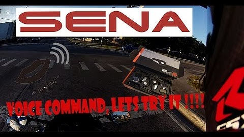 Sena 20S Voice Command , Lets try IT !!!