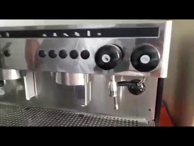 Máquina Capuchinera, Café Espresso De 2 Grupos Ottima Electró - YouTube