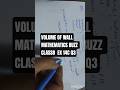 “Ex 14C Q3 🔥 | Cube &amp; Cuboid Volume | Class 8 Maths”buzz shorts