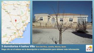 3 dormitorios 4 baños Villa se Vende en Torre Del Rico, Jumilla, Murcia, Spain
