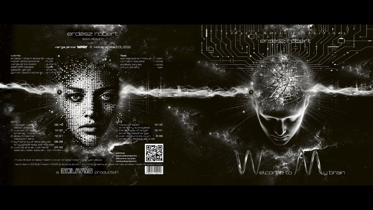 Erdész Róbert (SOLARIS): Welcome to My brain - new double album on CD & LP!