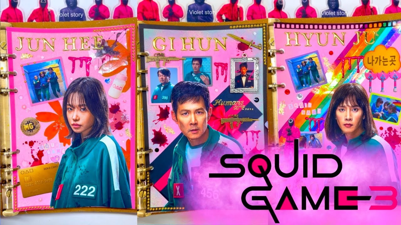 Journaling 다꾸 | Squid Game 3 Collection 오징어게임 3 모음 | Scrapbooking