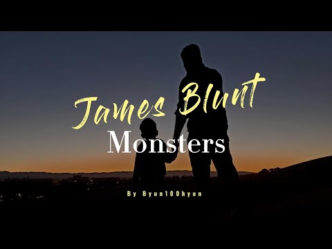 Monsters by James Blunt Lyrics Poster James Blunt Monsters -  Israel