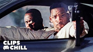Will Smith Martin Lawrence In Intense Street Shootout Bad Boys 2