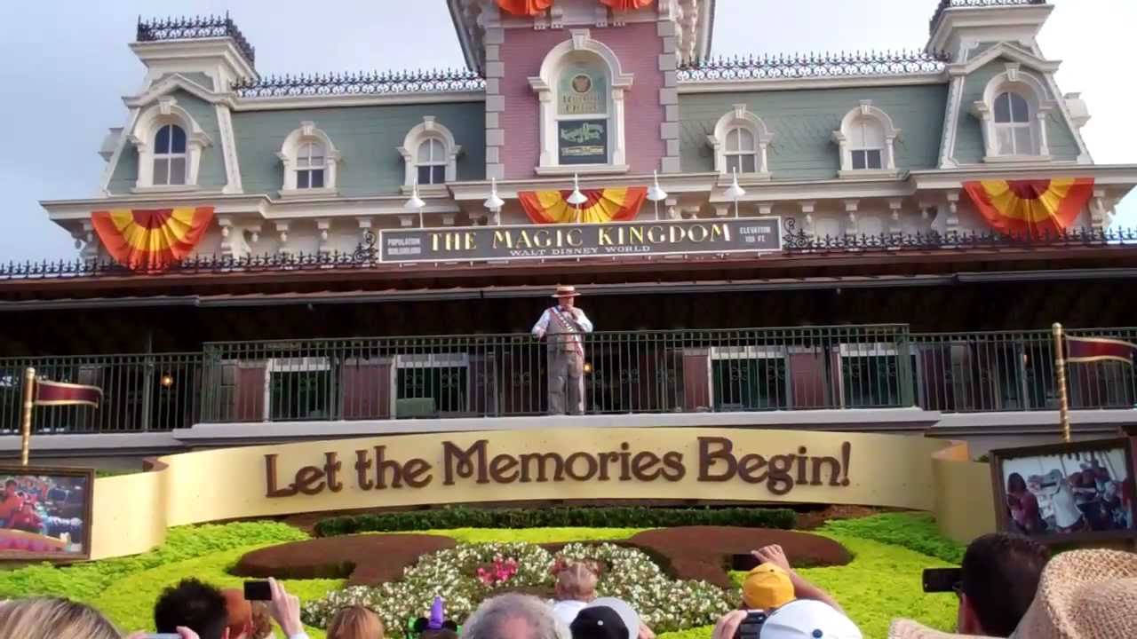 opening ceremony magic kingdom walt disney world opening ceremony magic kingdom walt disney world