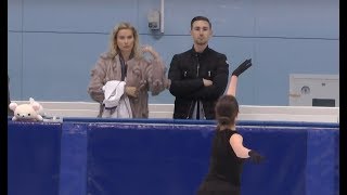 Алина Загитова КП  Контрольные прокаты 2018-2019 Alina Zagitova SP Open Skates