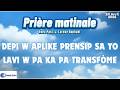 METS LA PAROLE EN PRATIQUE - VENDREDI 24 AVRIL 2026 -  PRIÈRE MATINALE - Pasteur JEAN LAROSE RAPHAEL
