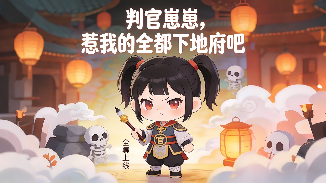 《判官崽崽，惹我的全都下地府吧》全集，她死了，成为地府判官重生归来！手执判官笔，审善恶断因果，庶妹挖眼？打入忘川万鬼啃噬！软糯小奶团杀穿人间，蛊惑阎王：十万阴兵给我，杀上天庭干了他们！