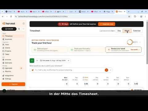 Harvest UI