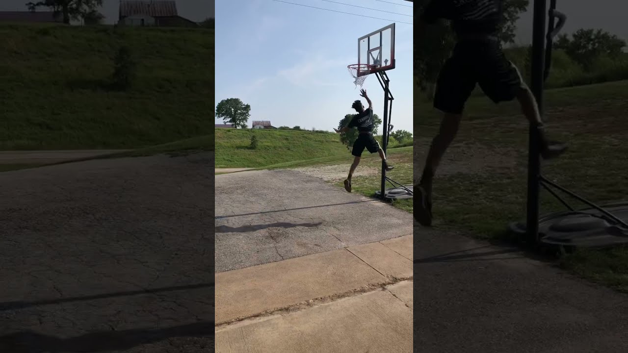 5 8 13 Year Old First Ever Ten Foot Rim Touch Dunking