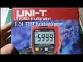 UNI-T UT89XD [Led TEST] MULTIMETER(YEAR 2020)