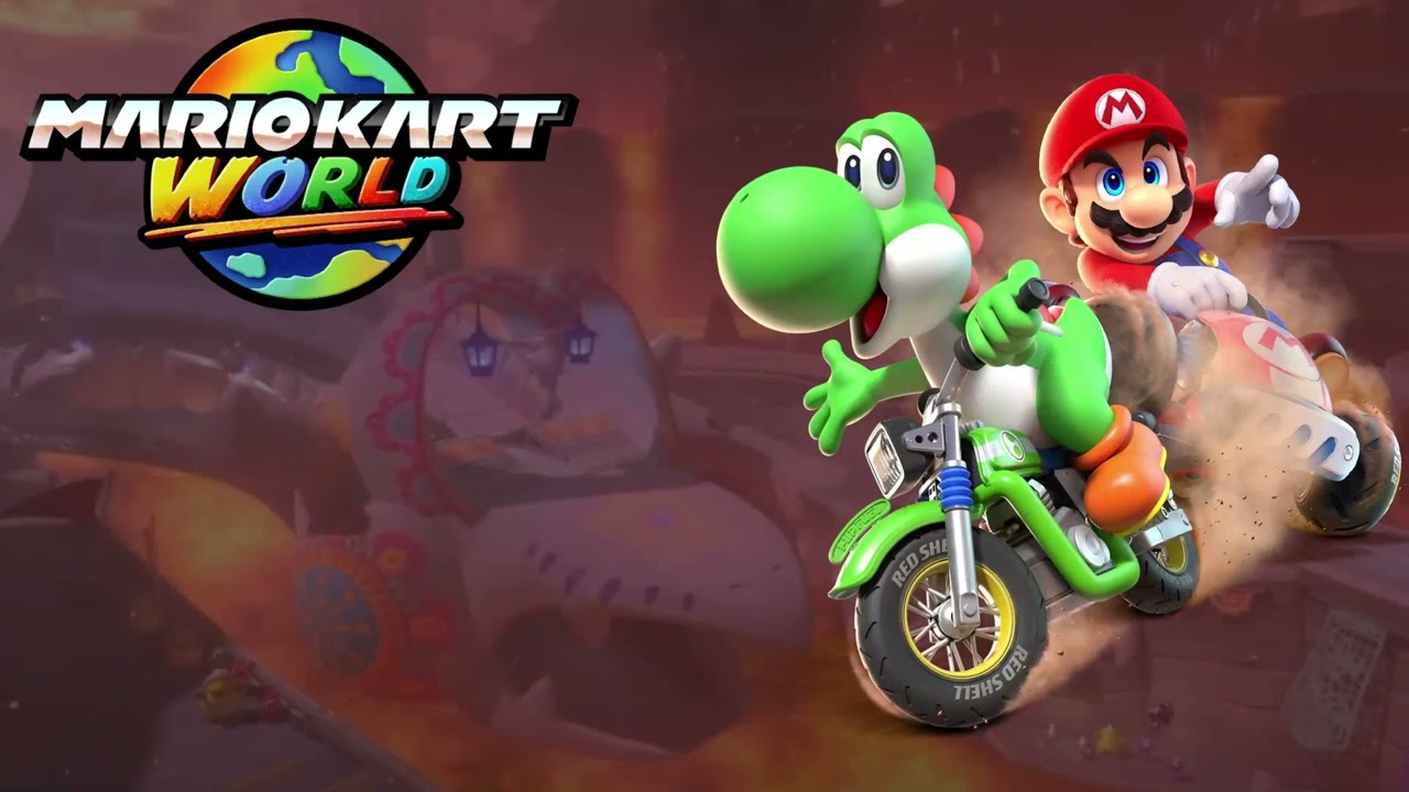 Dry Bones Burnout - Mario Kart World (Slowed Down)