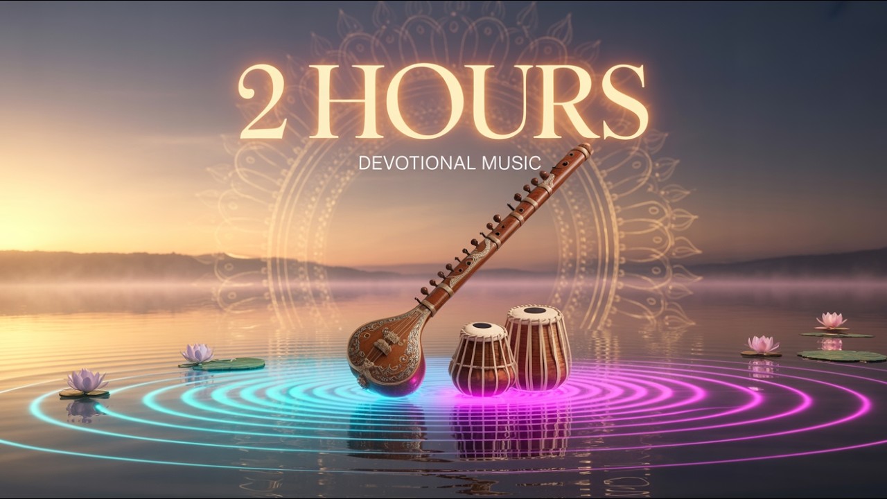 Deep Sleep Meditation 🌙 Calming Flute & Sitar | Relaxing Night Music #meditation #devotional