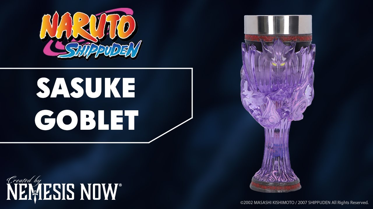 Naruto Sasuke Goblet | Official Sasuke Uchiha Collectible by Nemesis Now.