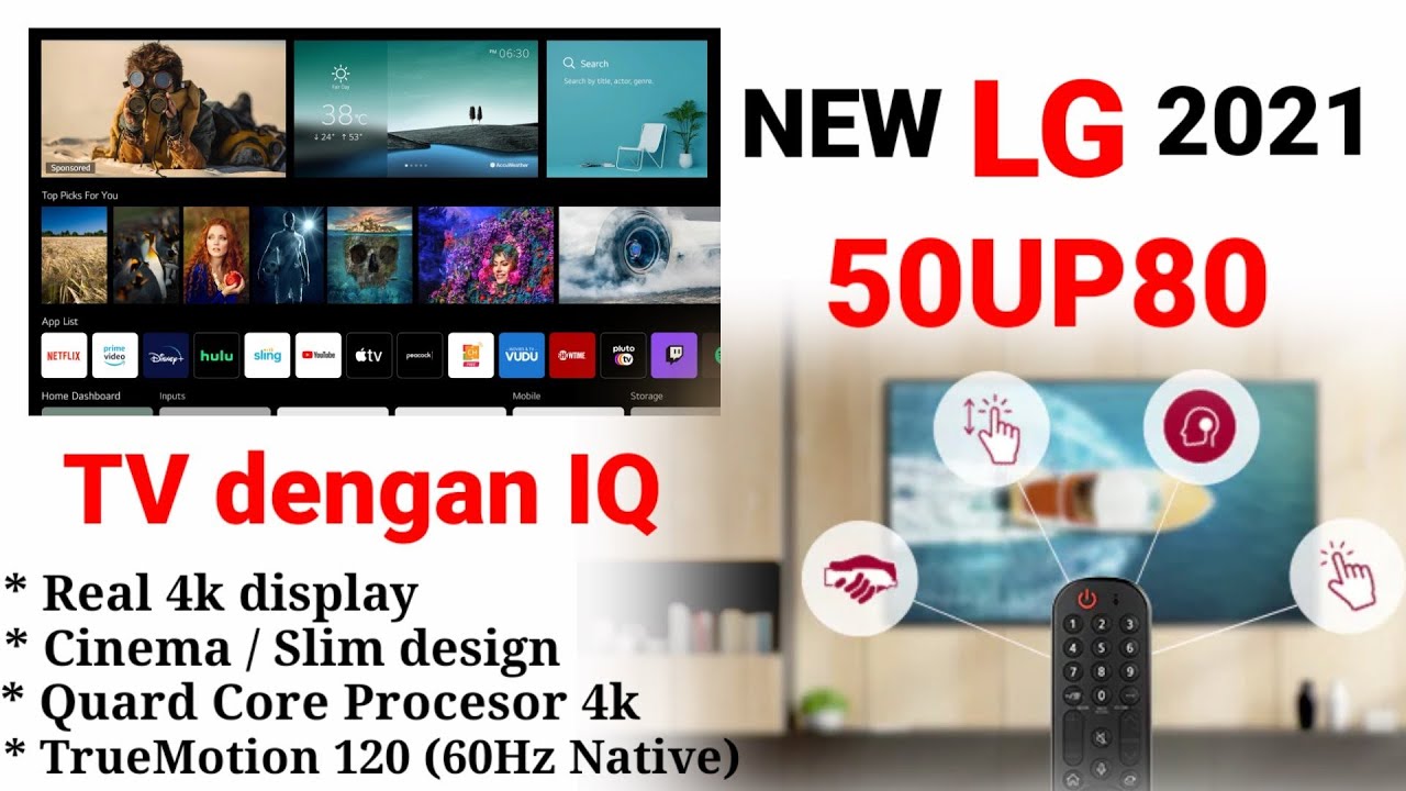 REVIEW TV LG 50UP80 UNBOXING TV LG TERBARU 2021 YouTube