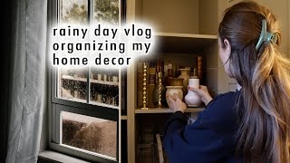 rainy day vlog *organizing home decor* | XO, MaCenna Vlogs