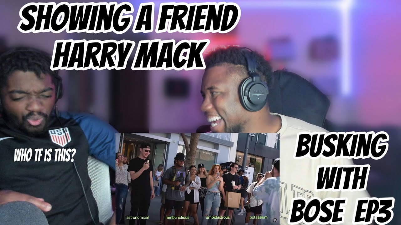 Showing Friend Who Harry Mack Is!!  Harry Mack Busking With Bose Ep. 3