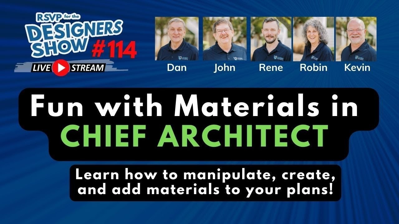 Fun with Materials in Chief Architect - Designers Show 