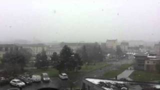 Neige sur Le Mans