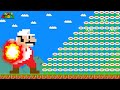 Super Mario Bros. But Fire Flowers = Fire Mario Power...