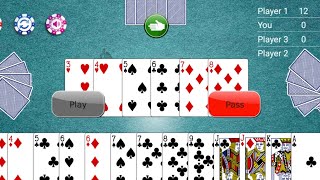 Playing Card Game, ios Android Gameplay # 99, Win Win