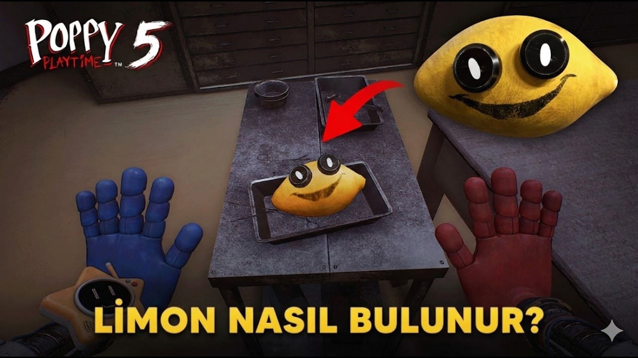 POPPY PLAYTİME 5 LİMON NASIL ALINIR ÇOK BASİT!!! (100 ABONE ÖZEL VİDEO)