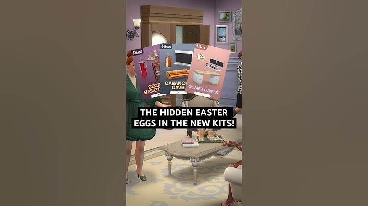 😲 The Hidden EASTER EGGS In The New Kits! #thesims4 #sims4 #shorts