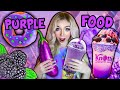 I ONLY ate PURPLE food for 24 HOURS Challenge!!