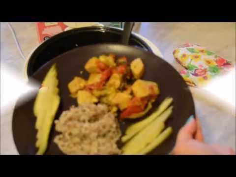 Видео рецепт Свинина с баклажанами и помидорами