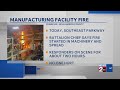 Crews extinguish fire at Franklin manufacturing facility