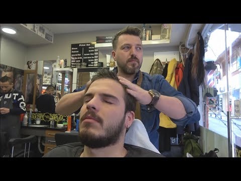ASMR Turkish Barber Face,Head and Body Massage 232