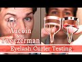 KEVYN AUCOIN & TWEEZERMAN EYELASH CURLERS, REVIEW.