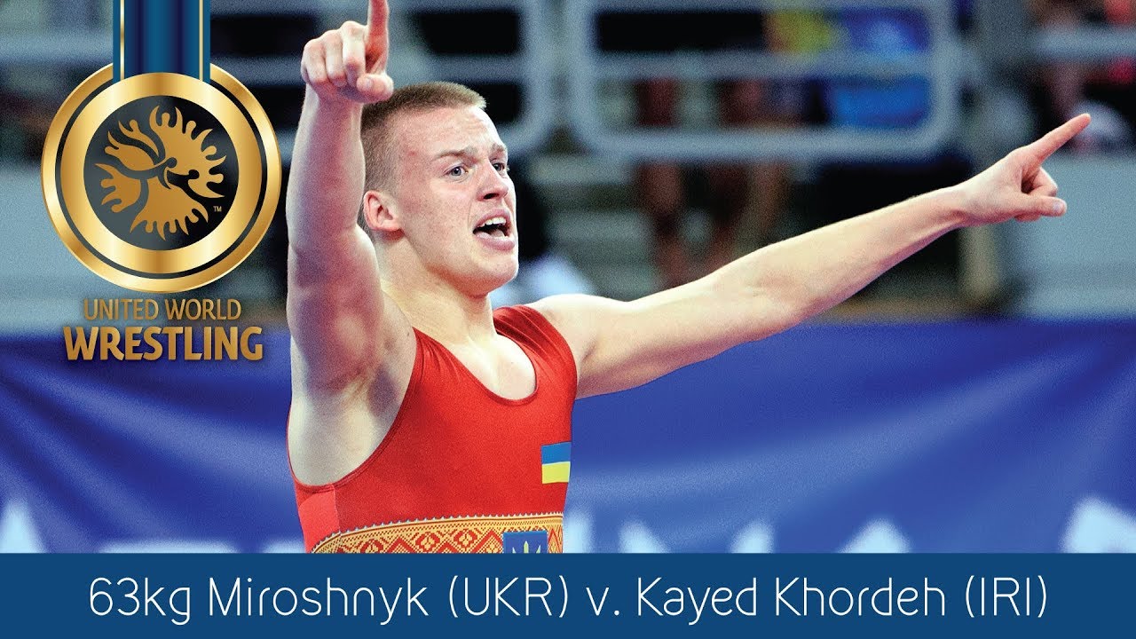 GOLD GR - 63 kg: D. MIROSHNYK (UKR) df. M. KAYED KHORDE (IRI) by VPO1, 3-1