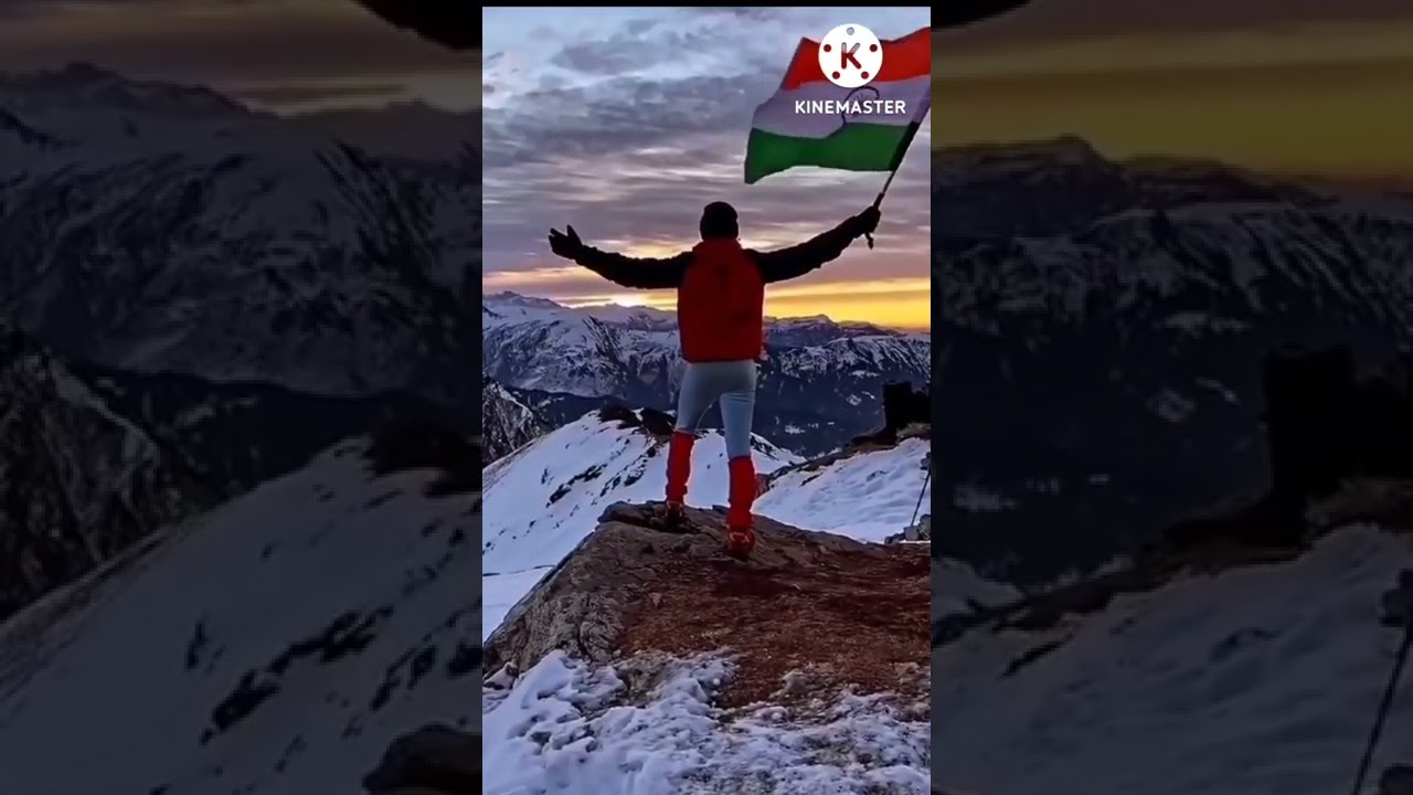 Mount Everest climber Climb mount Everest flagged hosting independent man😱india 🇮🇳🇮🇳