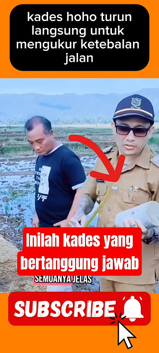 HOHO VILLAGE HEAD GOES DOWN TO MEASURE ROAD THICKNESS #viralvideo
