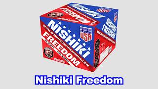Dominator Fireworks Dusa5491 Nishiki Freedom 500G 41. Long Duration Nishikis With Rwb Stars