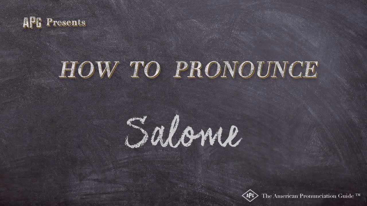 How To Pronounce Salome (Real Life Examples!)
