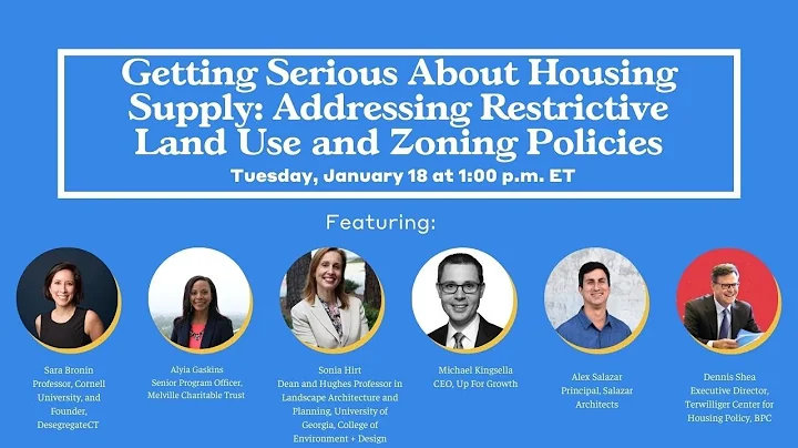 Getting Serious About Housing Supply: Addressing R...
