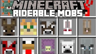 Minecraft RIDEABLE MOBS MOD / GET ON ANY MOB AND HAVE THEM TRAVEL FOR YOU !! Minecraft Mods screenshot 5