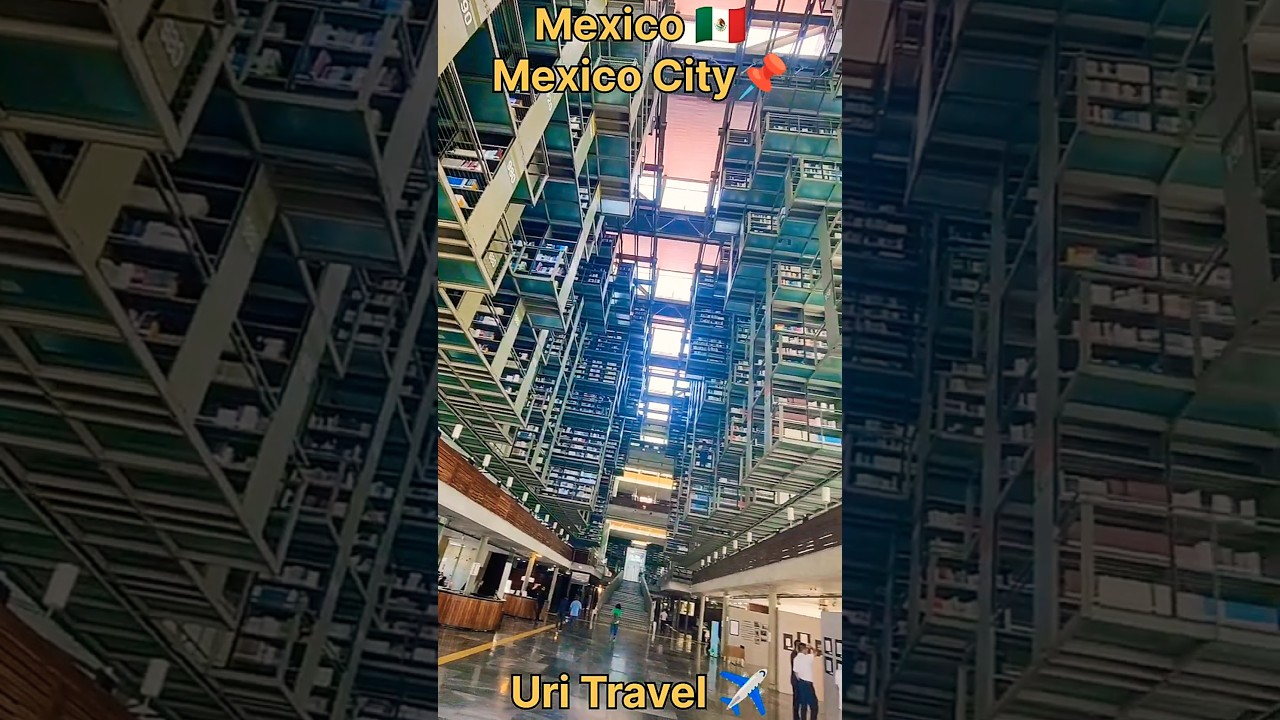 #UriTravel ✈️ | Mexico 🇲🇽 | Mexico City | Biblioteca Vasconcelos