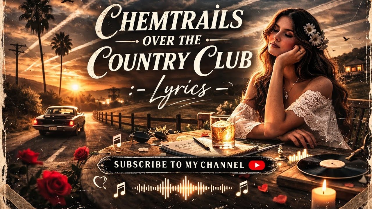 Lana Del Rey - You're in the wind I'm in the water (Chemtrail Over The Country Club) (Lyrics) #music