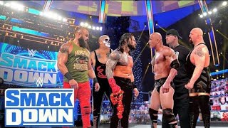 WWE - Roman Reigns & Braun Strowman vs. The Rock, Big Show & The Undertaker, Smackdown