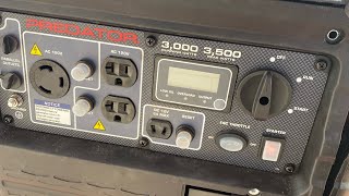 Harbor freight predators 3500 no spark to spark plug problem lighter part 120