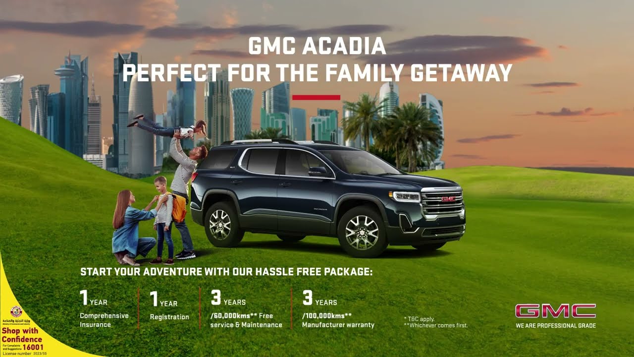 GMC ACADIA 2023, PERFECT FOR THE FAMILY GETAWAY.