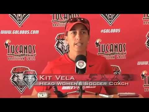 football score 2012 Lobo Women's Soccer | Coach Kit Vela Press Conference